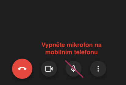 Návod na on-line výuku s Google Meet  s využitím notebooku, telefonu a stojanu