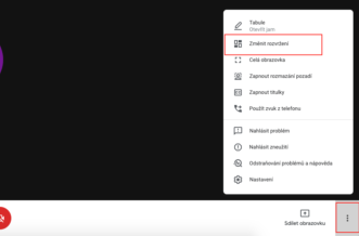 Návod na on-line výuku s Google Meet  s využitím notebooku, telefonu a stojanu